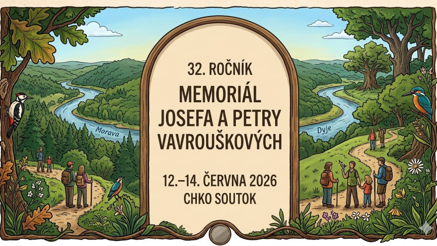 32. ročník Memoriálu Josefa a Petry Vavrouškových v CHKO Soutok 